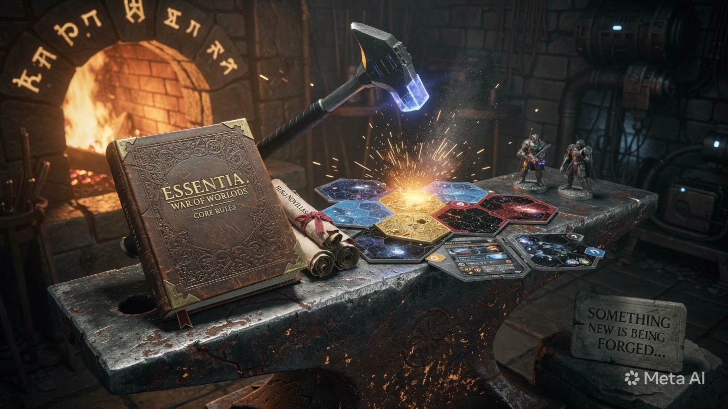 The World of Essentia Takes Shape: Unified Rulebook and Hero Novellas Are Complete!
